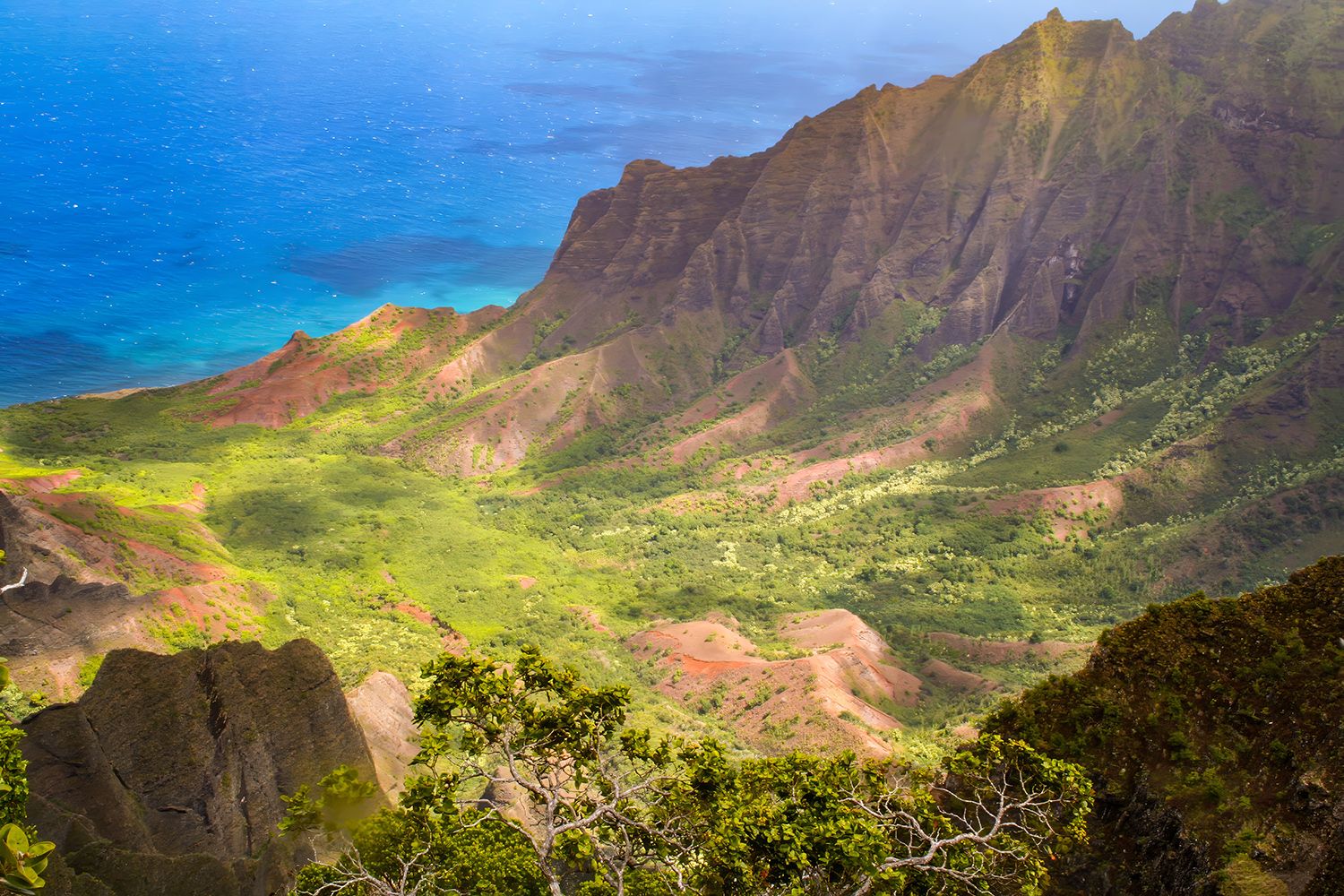 Kalalau lookout trail, USA