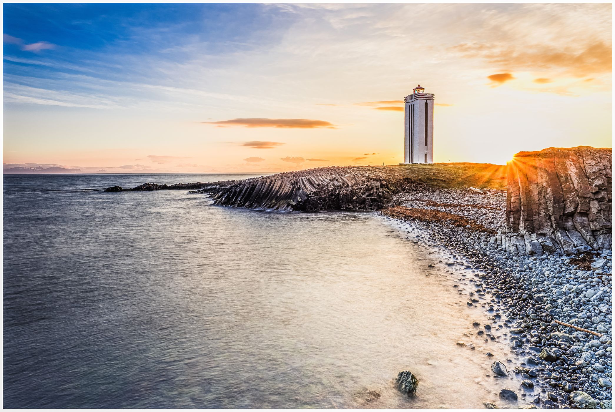Kálfshamarsvík Lighthouse, Iceland