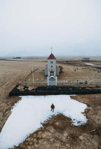 Kolbeinsstaðakirkja (Drone)