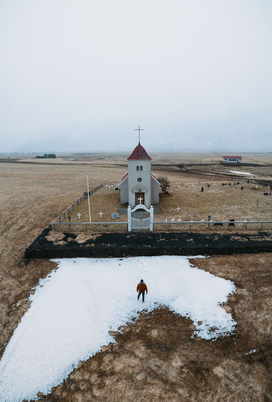 Kolbeinsstaðakirkja (Drone), Iceland
