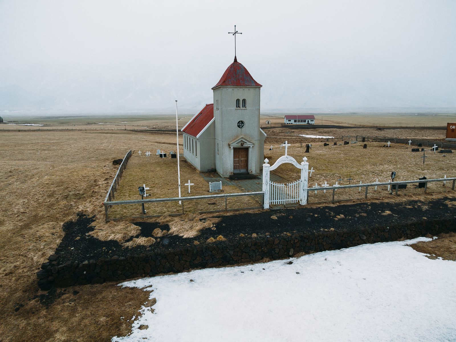 Kolbeinsstaðakirkja (Drone), Iceland