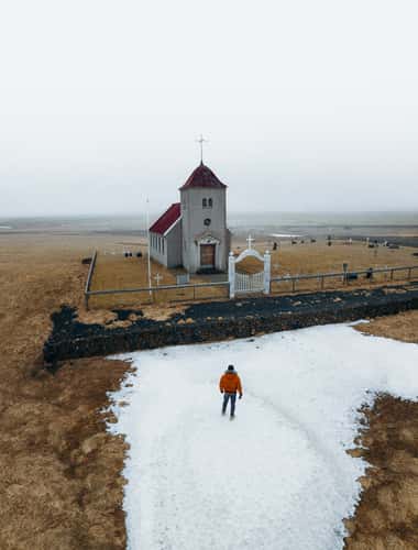 Kolbeinsstaðakirkja (Drone)