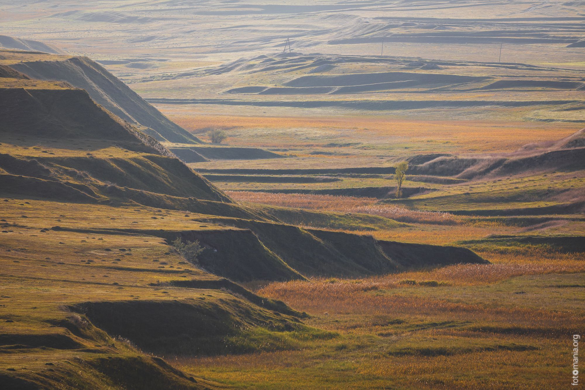 Landscape around Oboda locality, Russian Federation