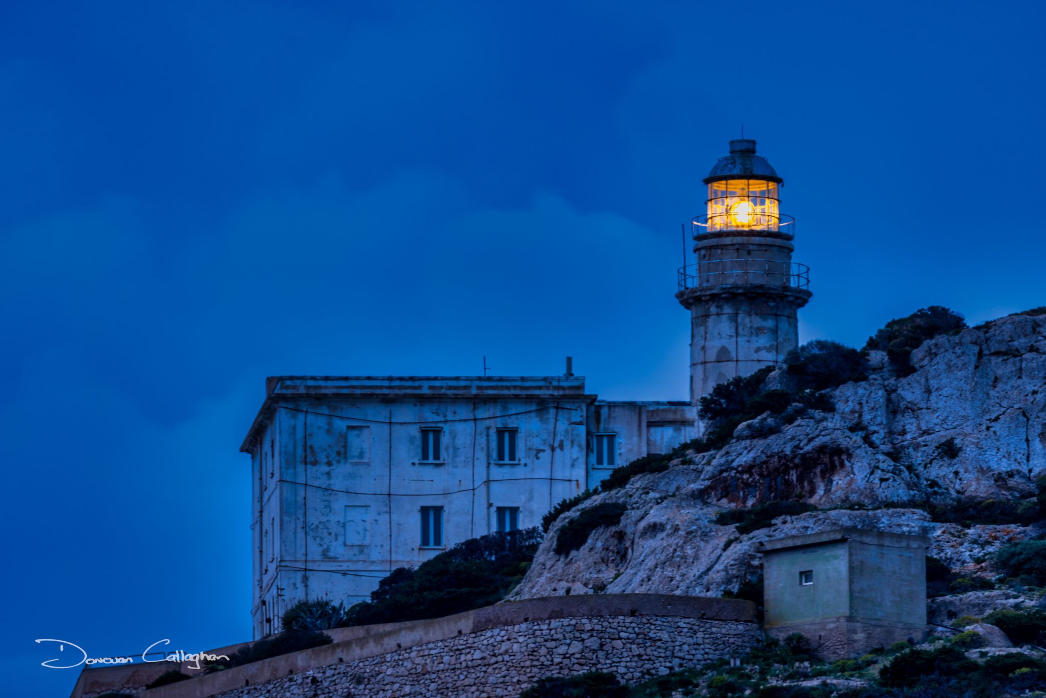Lighthouse at Capo Caccia, Sardinia, Italy