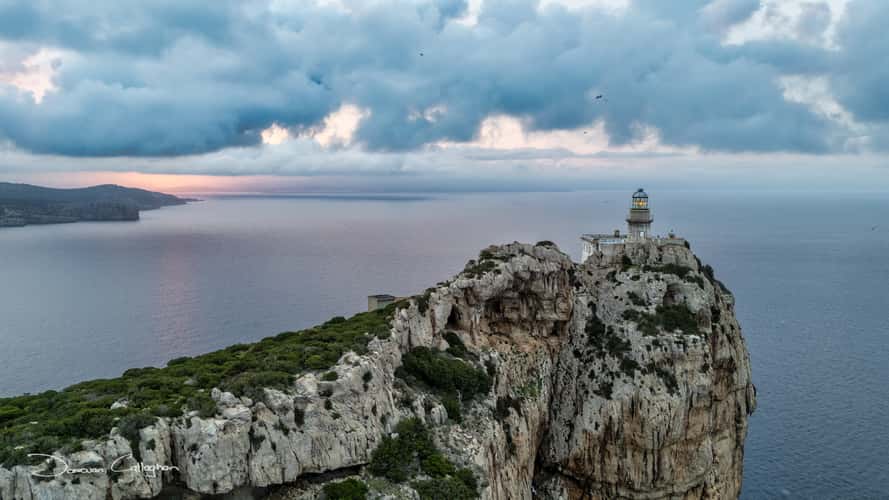 Lighthouse at Capo Caccia, Sardinia