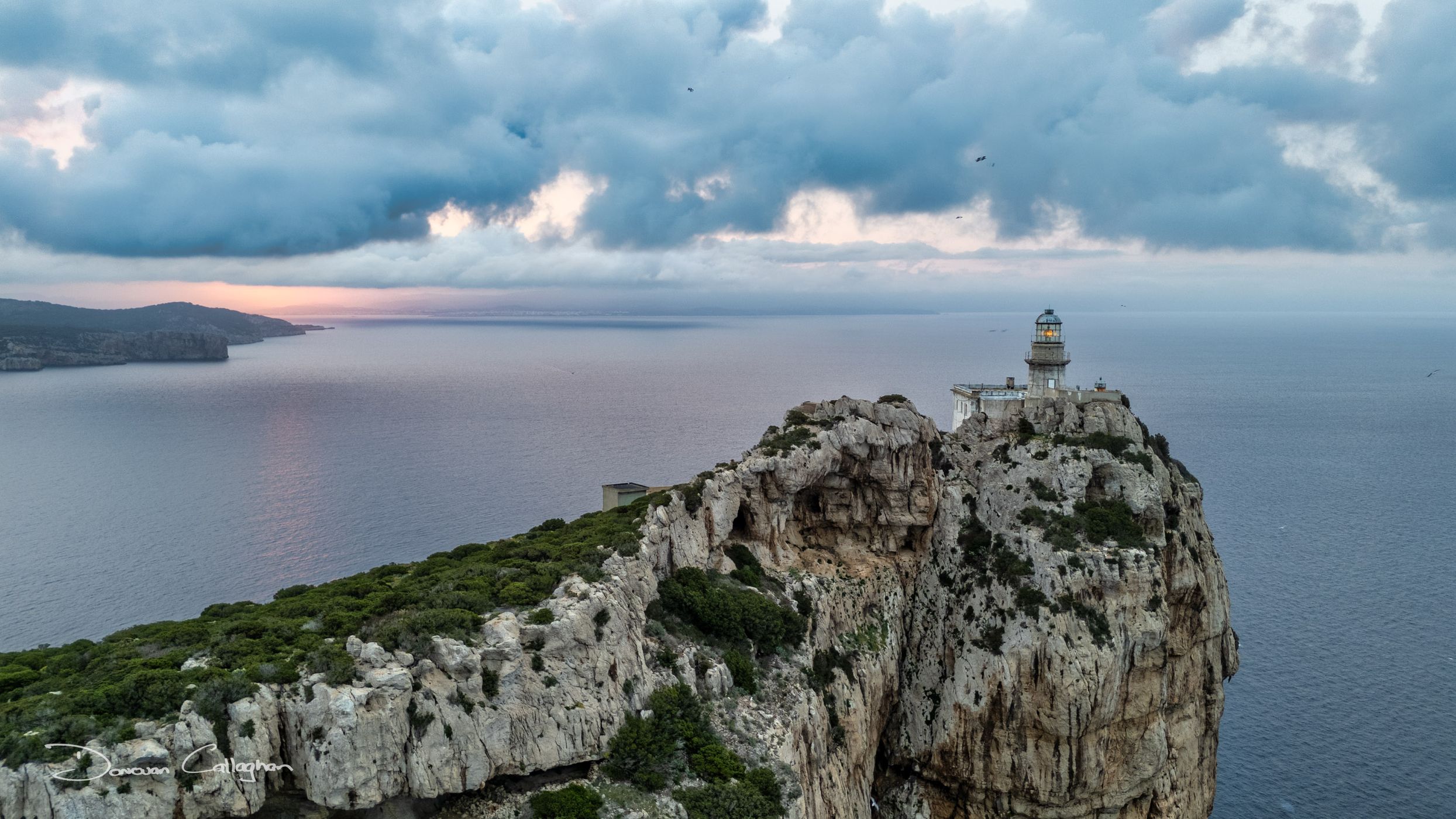 Lighthouse at Capo Caccia, Sardinia, Italy