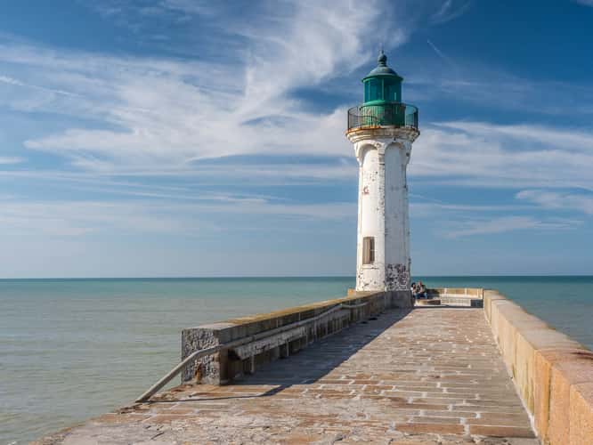 Lighthouse at Saint Valery-en-Caux