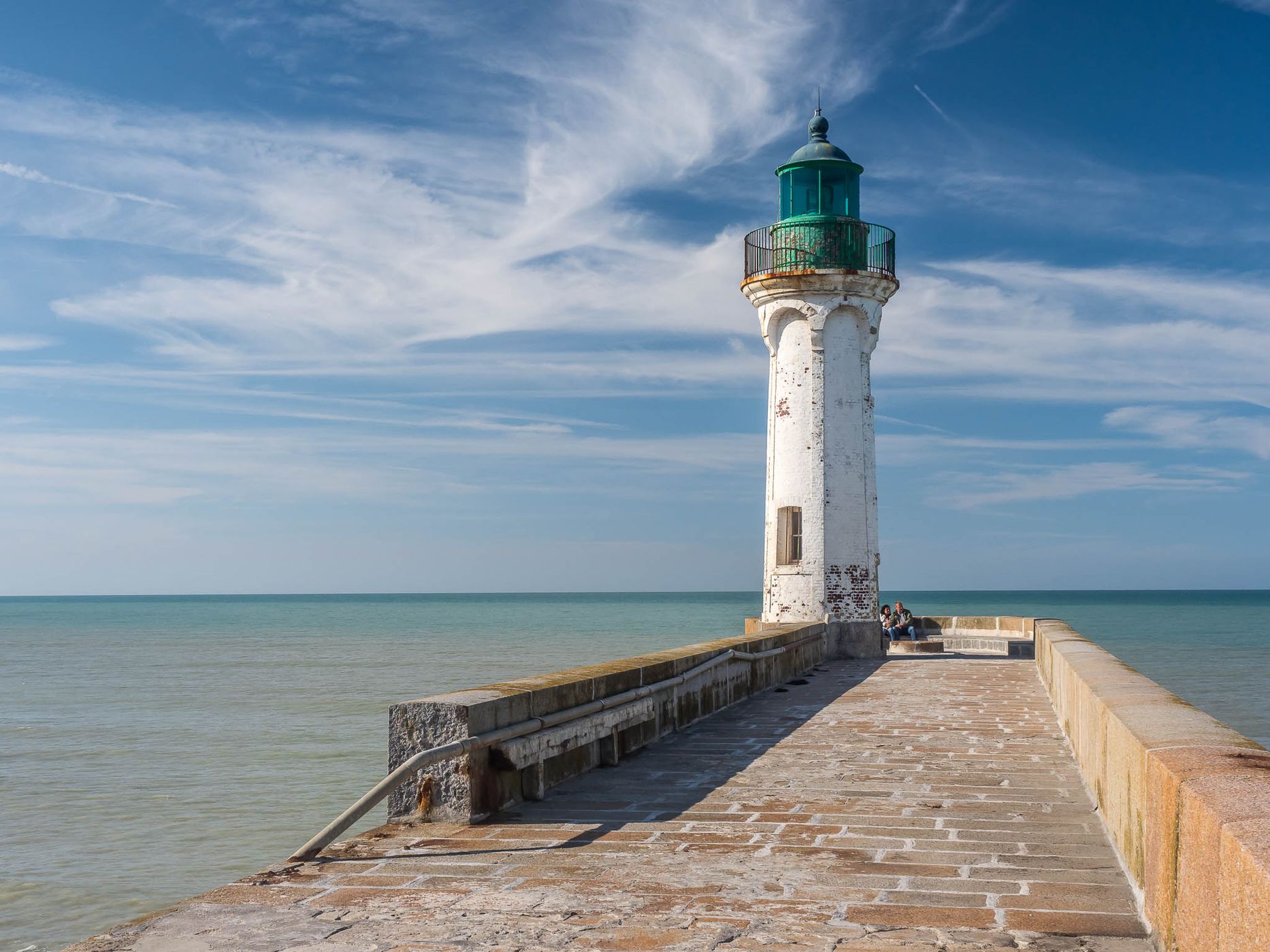Lighthouse at Saint Valery-en-Caux, France