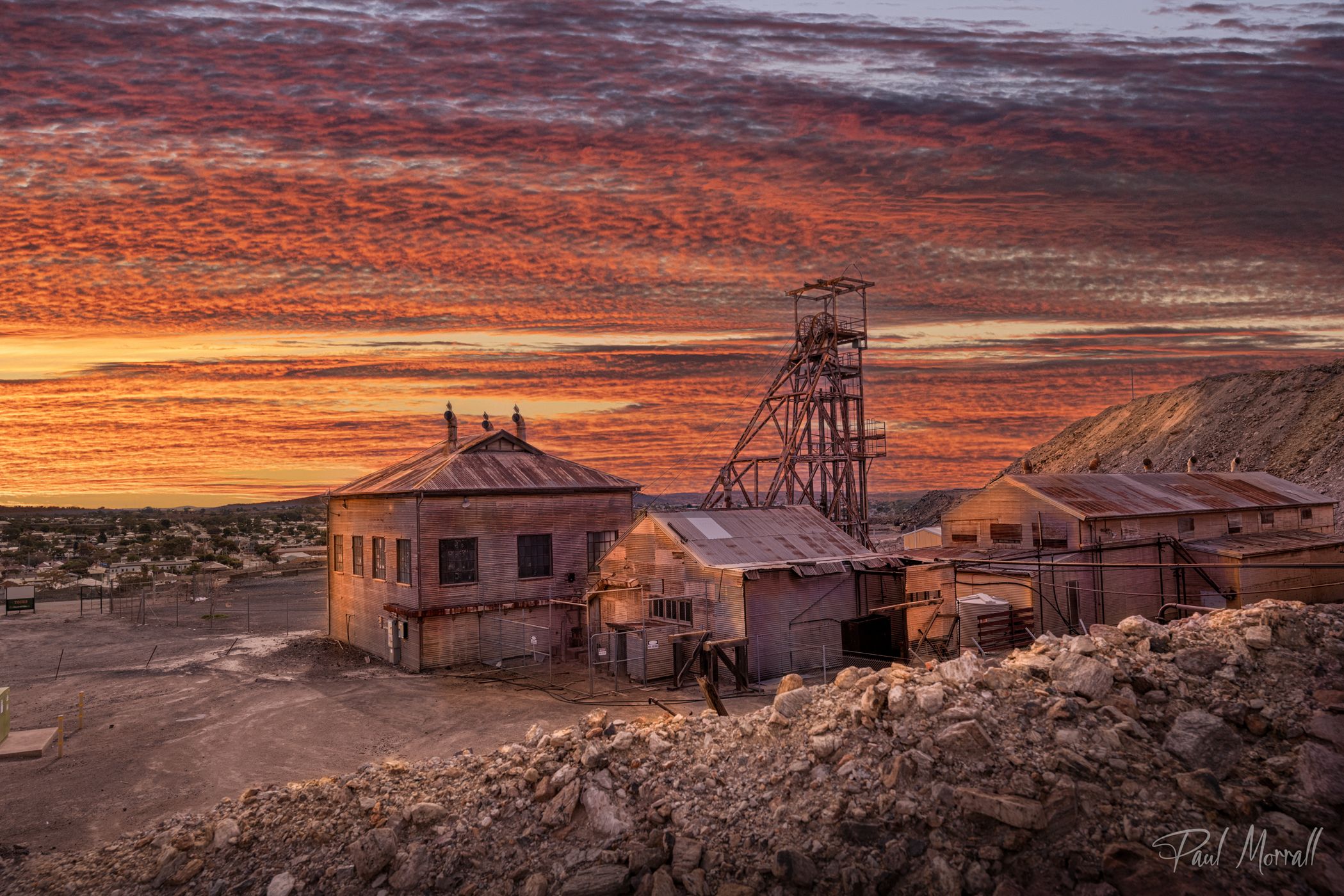 Line of Lode Lookout and Miners Memorial Broken Hill NSW, Australia