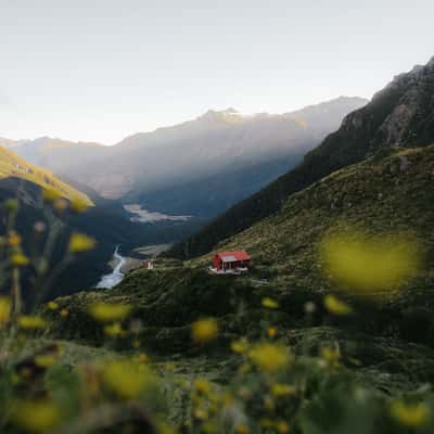 Liverpool Hut, Mount Aspiring National Park, New Zealand