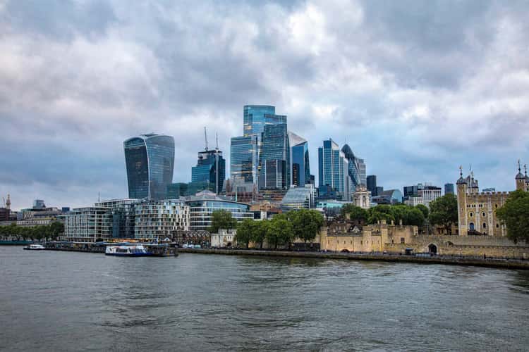 London's financial district