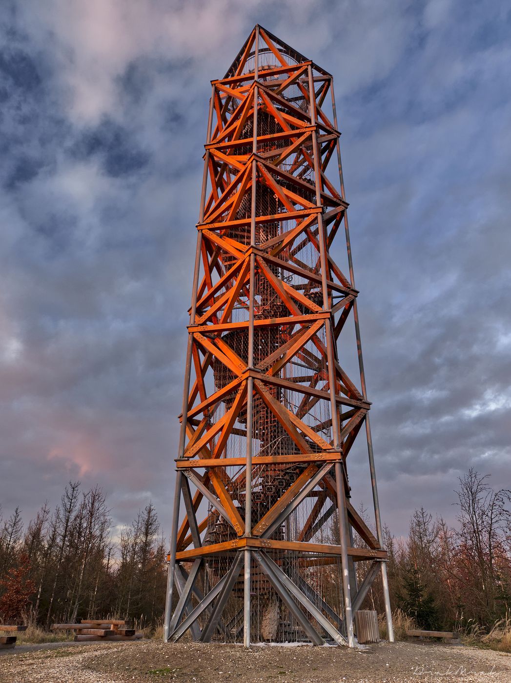 Lookout tower on 'Pekelný' hill, Czech Republic