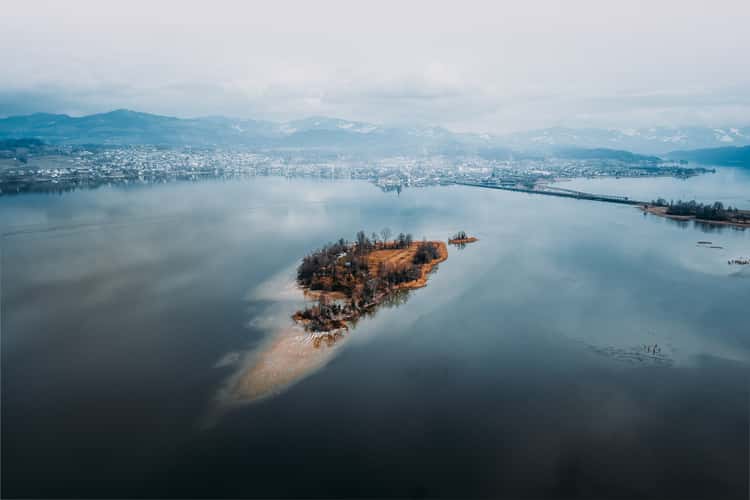 Lützelau Island (Drone)