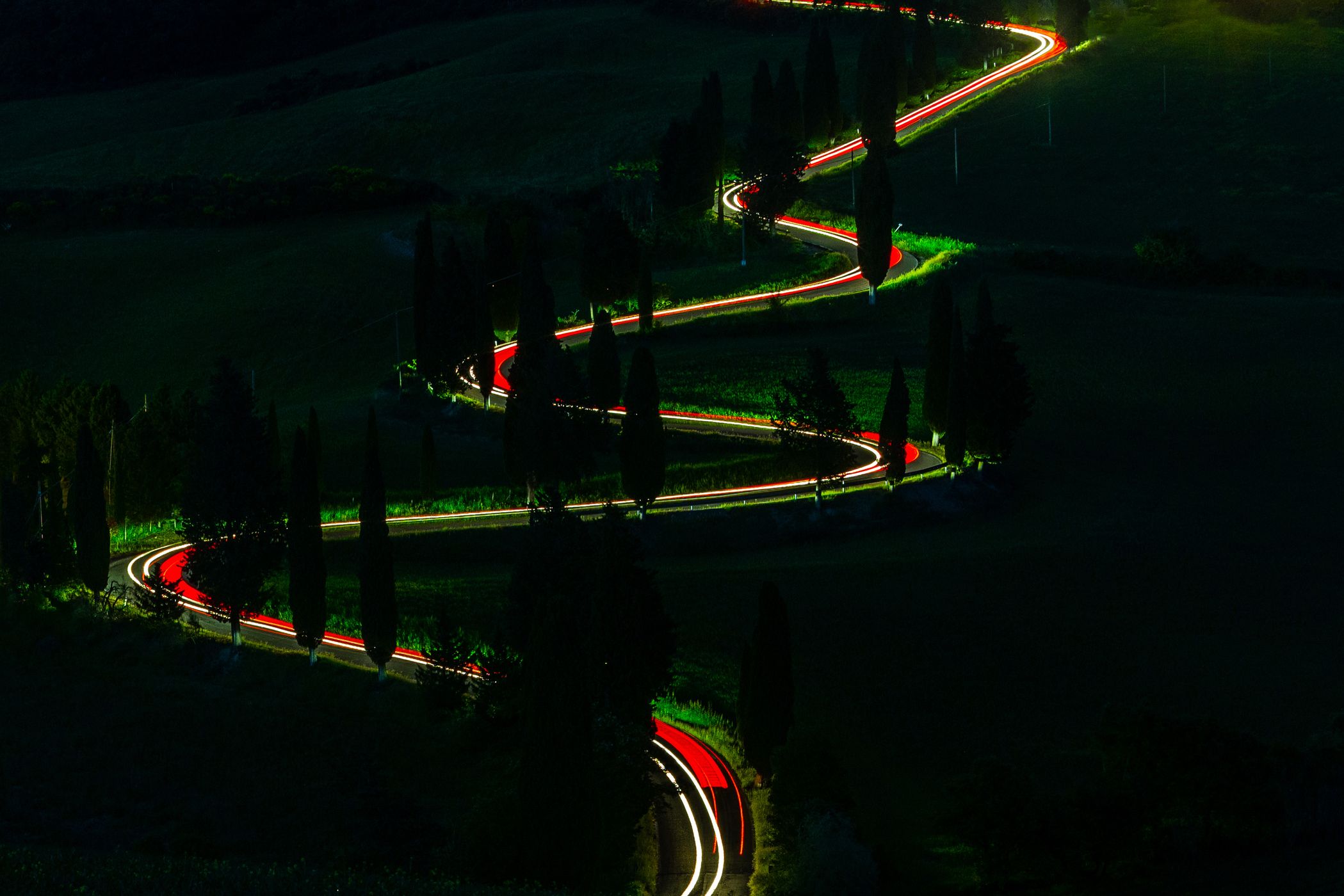 Monticchiello - Strada dei Cipressi, Italy