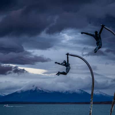 Monumento al viento, Puerto Natales, Chile