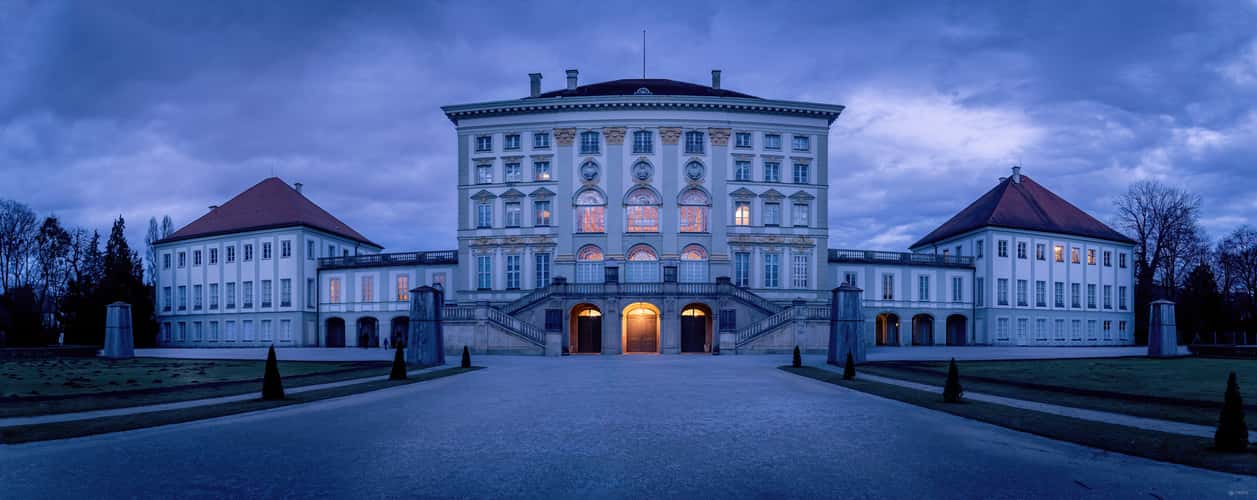 Morning glow over the Nymphenburg Palace, Munich