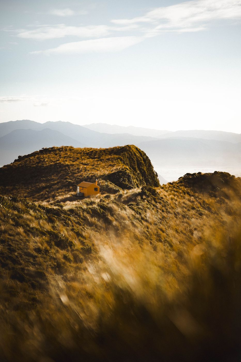 Mount Brown Hut, Lake Kaniere, New Zealand