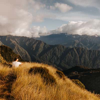 Mount Brown Peak, Lake Kaniere, New Zealand