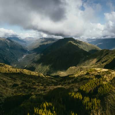 Mount Brown Peak, Lake Kaniere, New Zealand