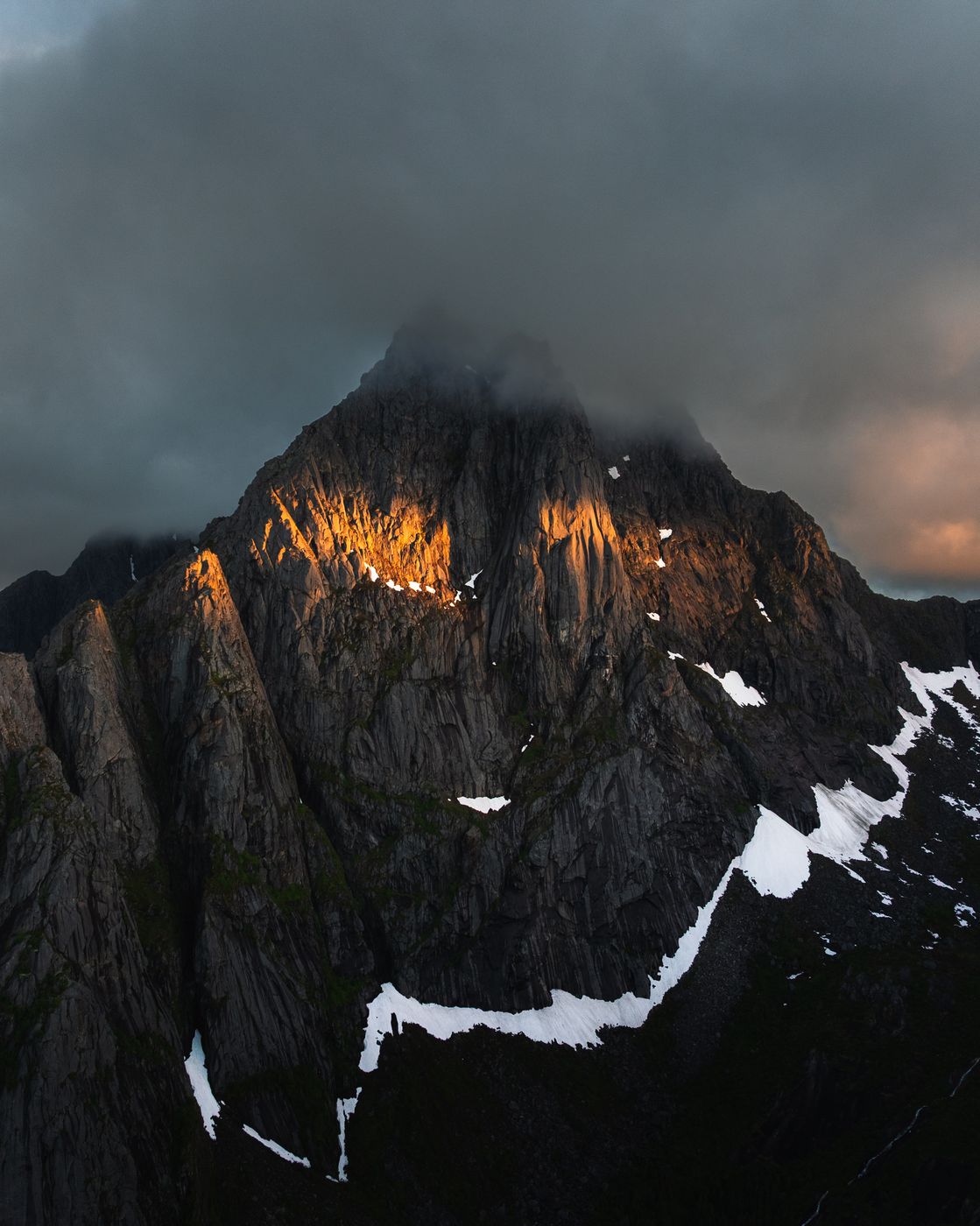 Mountain at Kallestranda, Norway