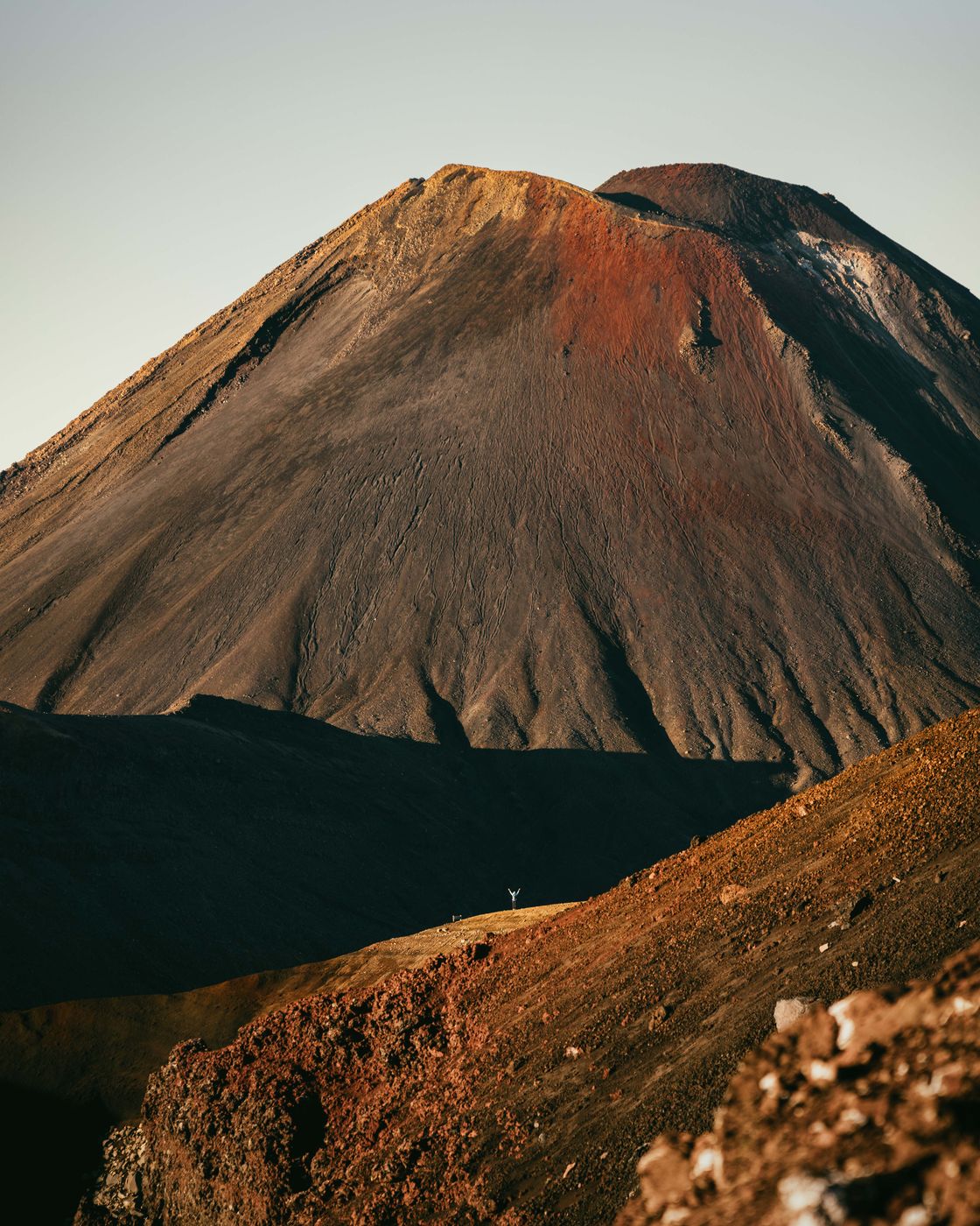 Mt Ngauruhoe, Tongariro alpine crossing, New Zealand