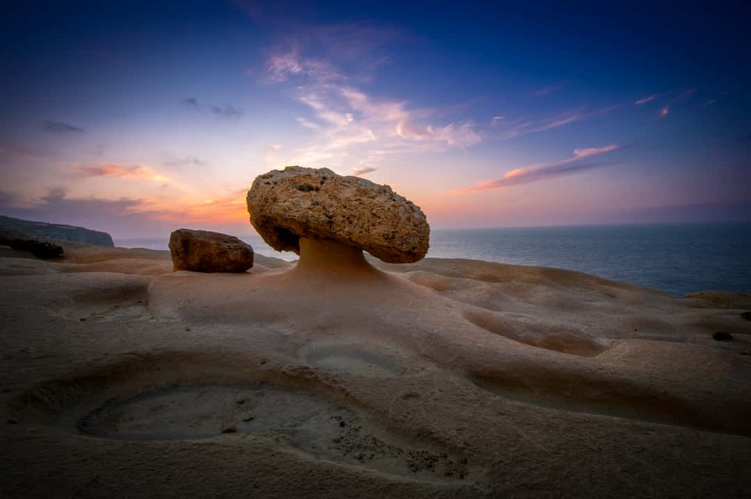 Mushroom Rock, Malta