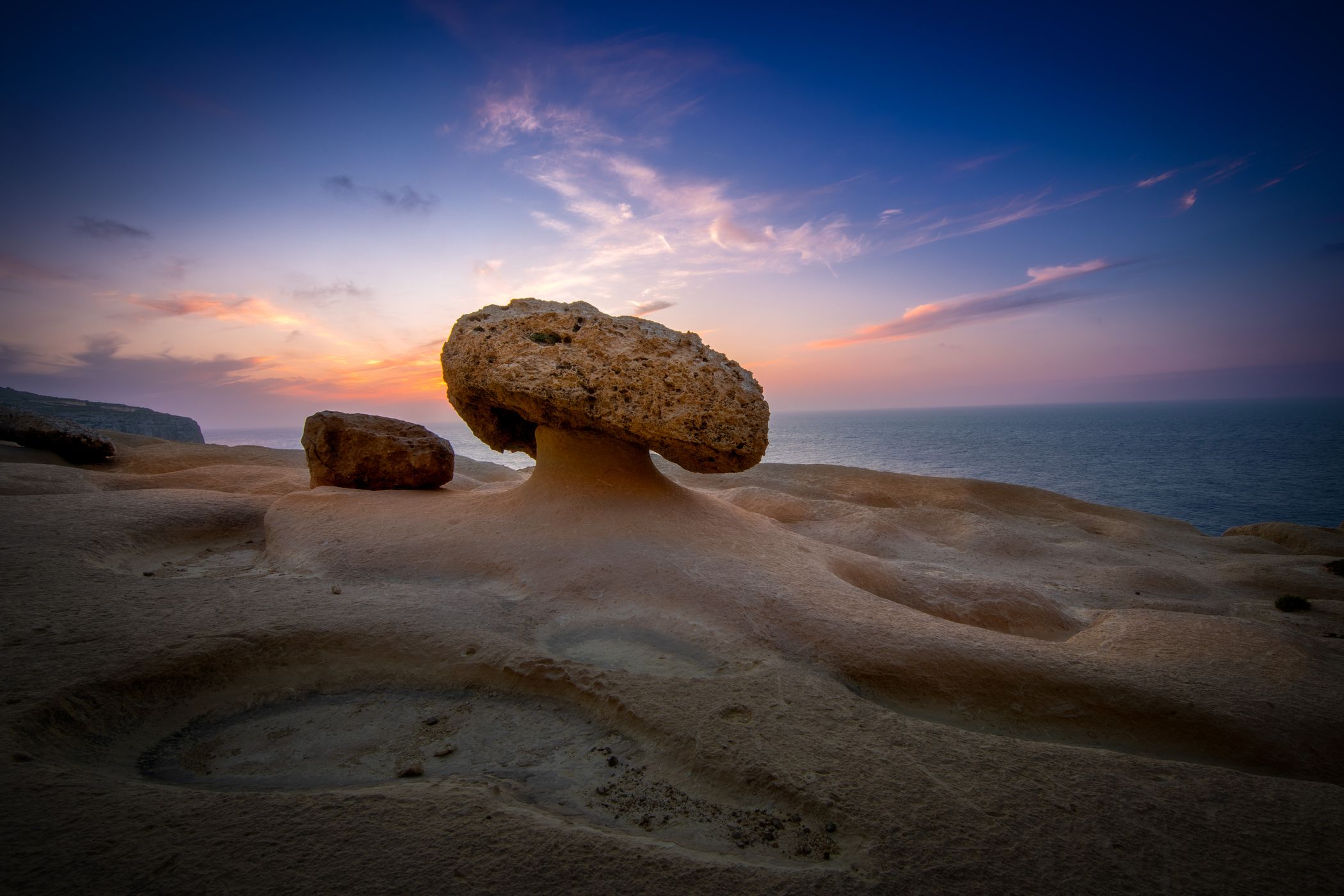 Mushroom Rock, Malta