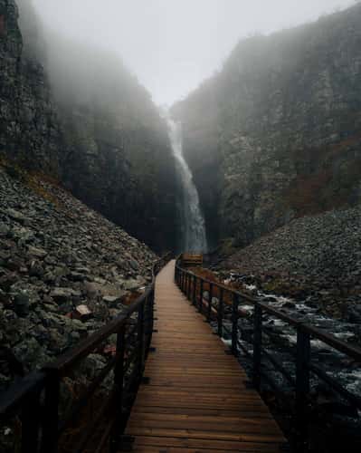 Njupesskär Waterfall, Fulufjället National Park