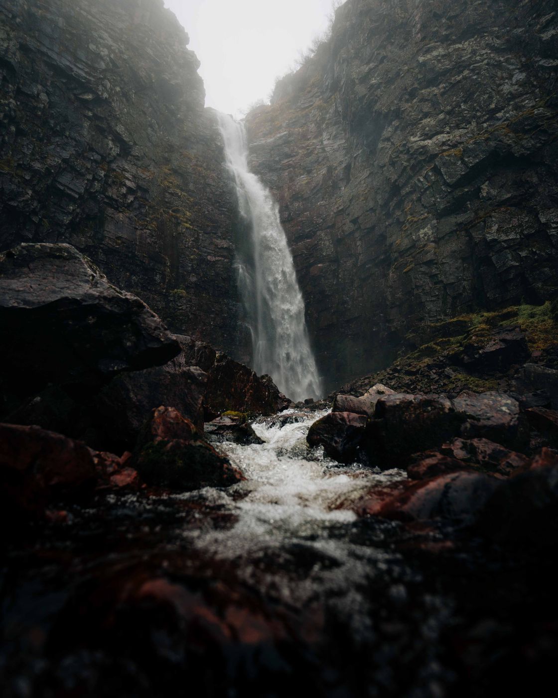 Njupesskär Waterfall, Fulufjället National Park, Sweden