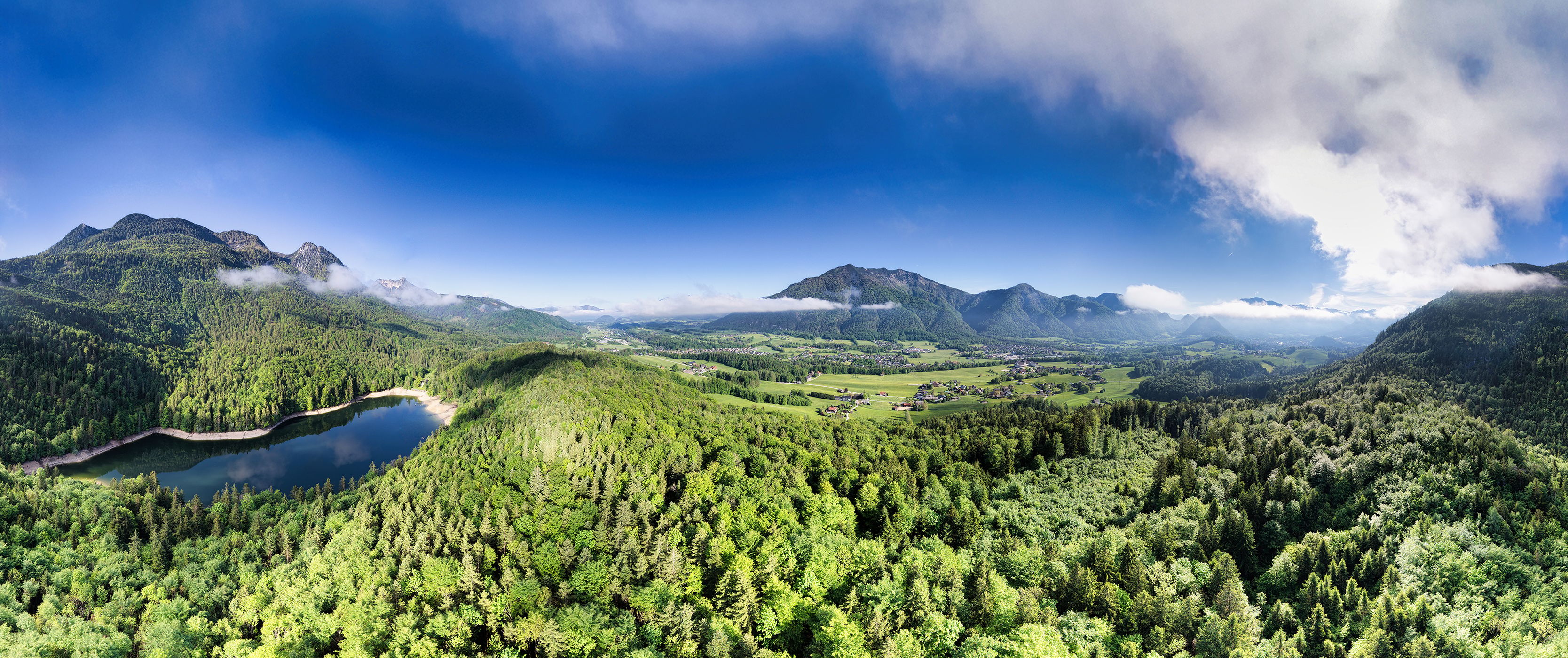 Nussenseepanorama, Austria