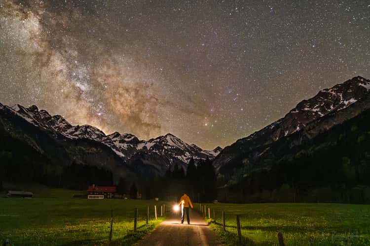 Oberstdorf Milky Way Spot