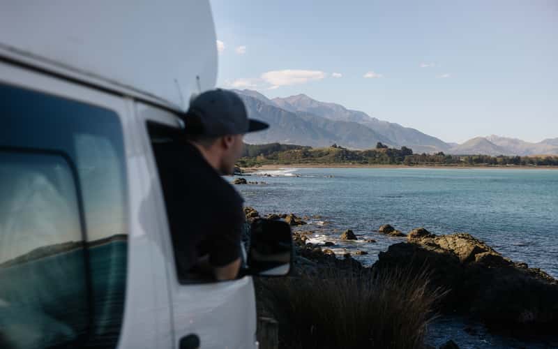 Ocean view near New Zealand State Highway 1