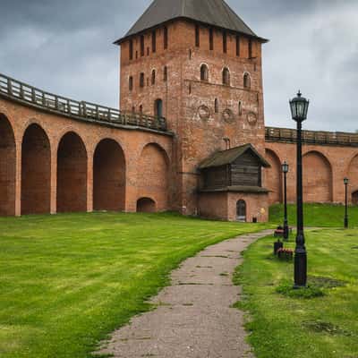 One of the towers of Novgorod The Great fortress, Russian Federation