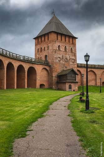 One of the towers of Novgorod The Great fortress