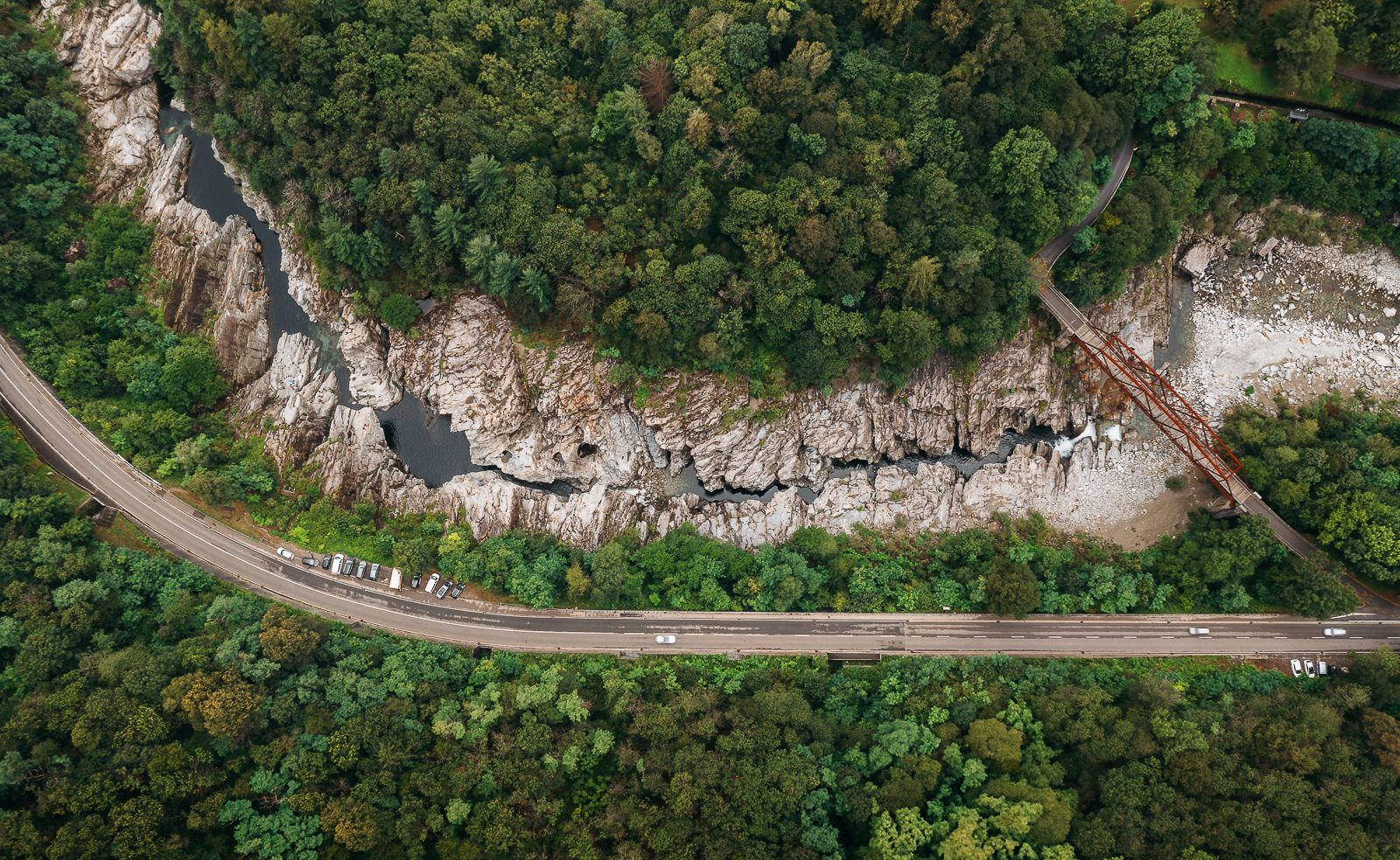 Orrido di Ponte Brolla (Drone), Switzerland