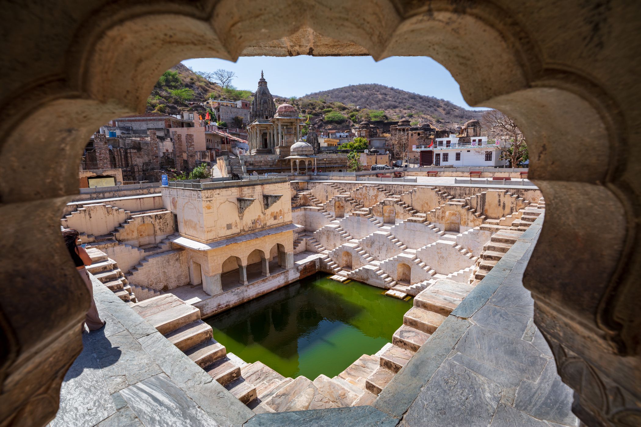 Panna Meena ka Kund Stepwell, near Amber Fort Jaipur, India