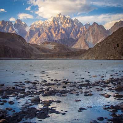 Passu Cones Mountain Range, Pakistan