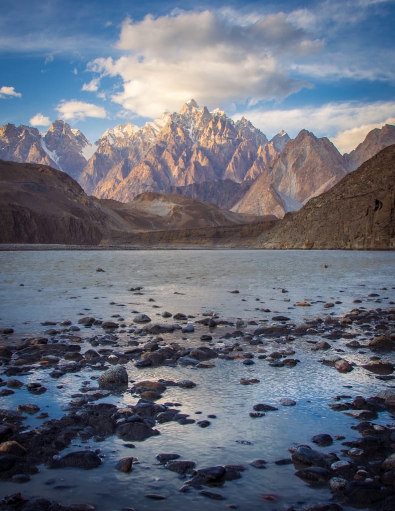 Passu Cones Mountain Range, Pakistan