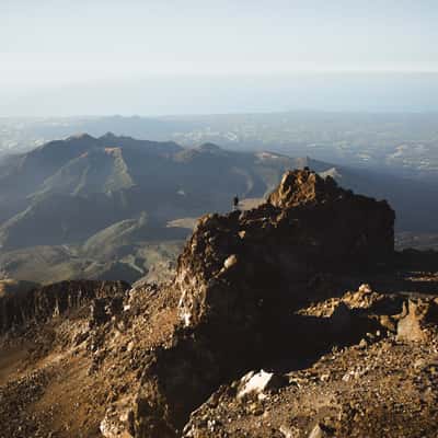 Peak of Mount Taranaki, New Zealand