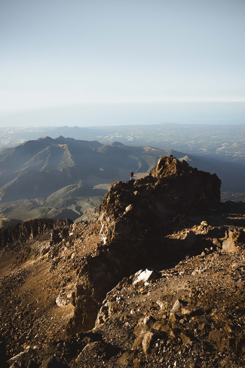 Peak of Mount Taranaki, New Zealand