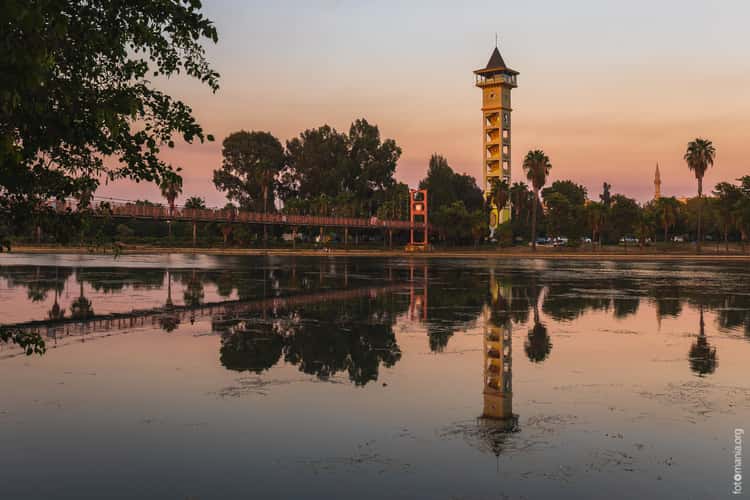 Pedestrian bridge over Seyhan river, Adana