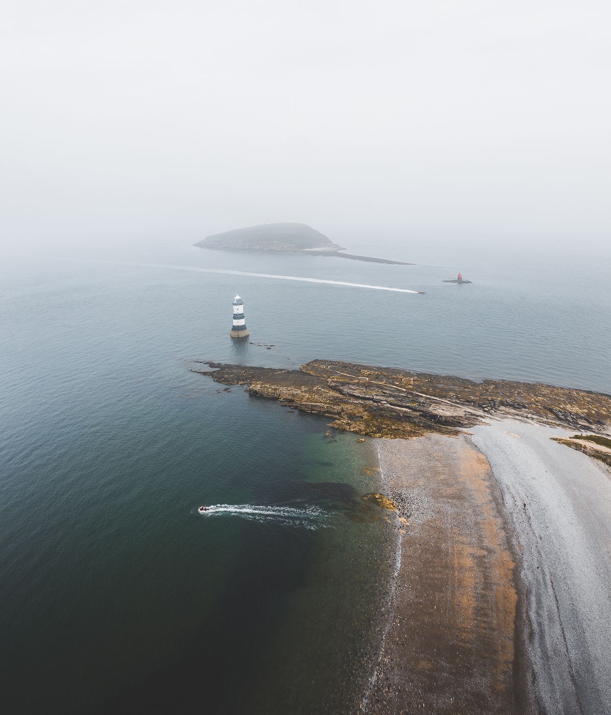 Penmon Lighthouse (Drone), United Kingdom