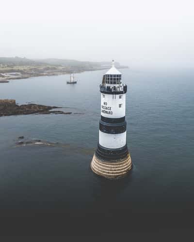 Penmon Lighthouse (Drone)