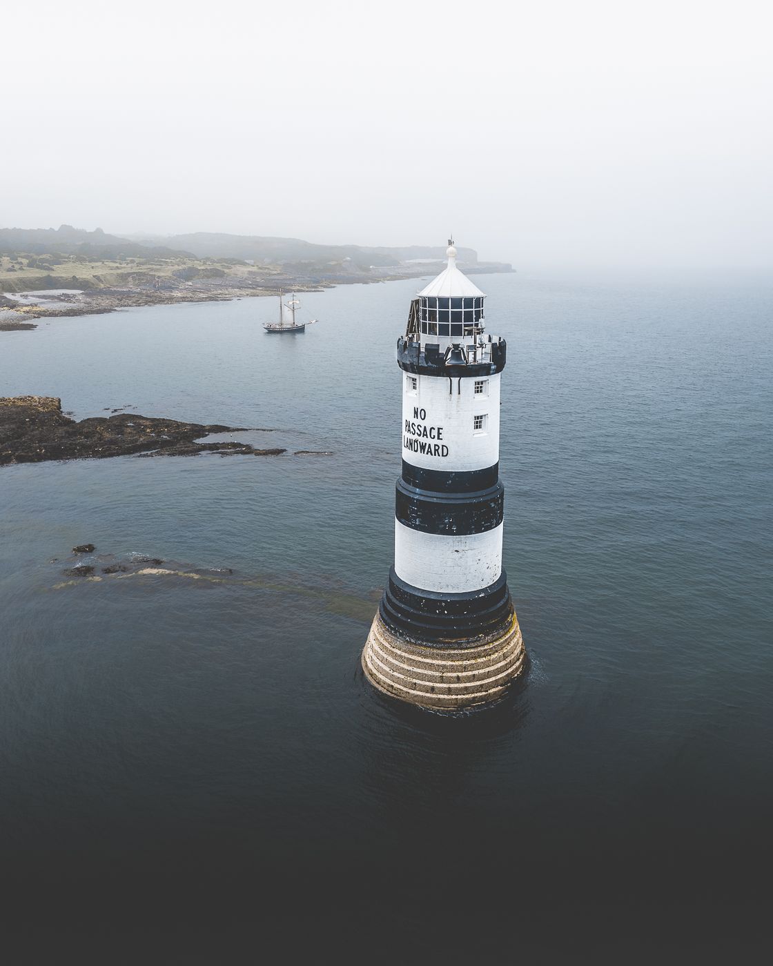 Penmon Lighthouse (Drone), United Kingdom