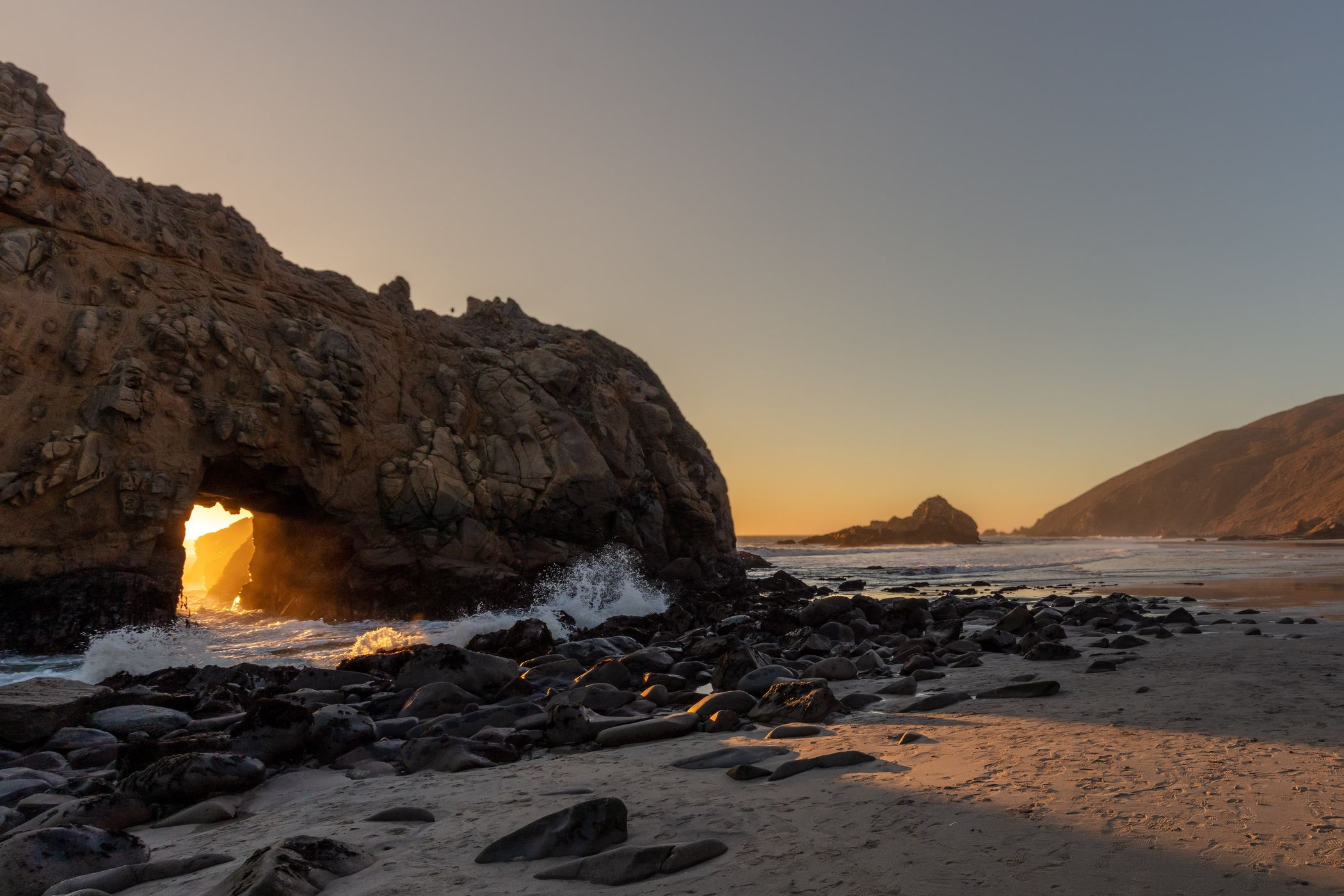 Pfeiffer Beach Sea Cave, USA