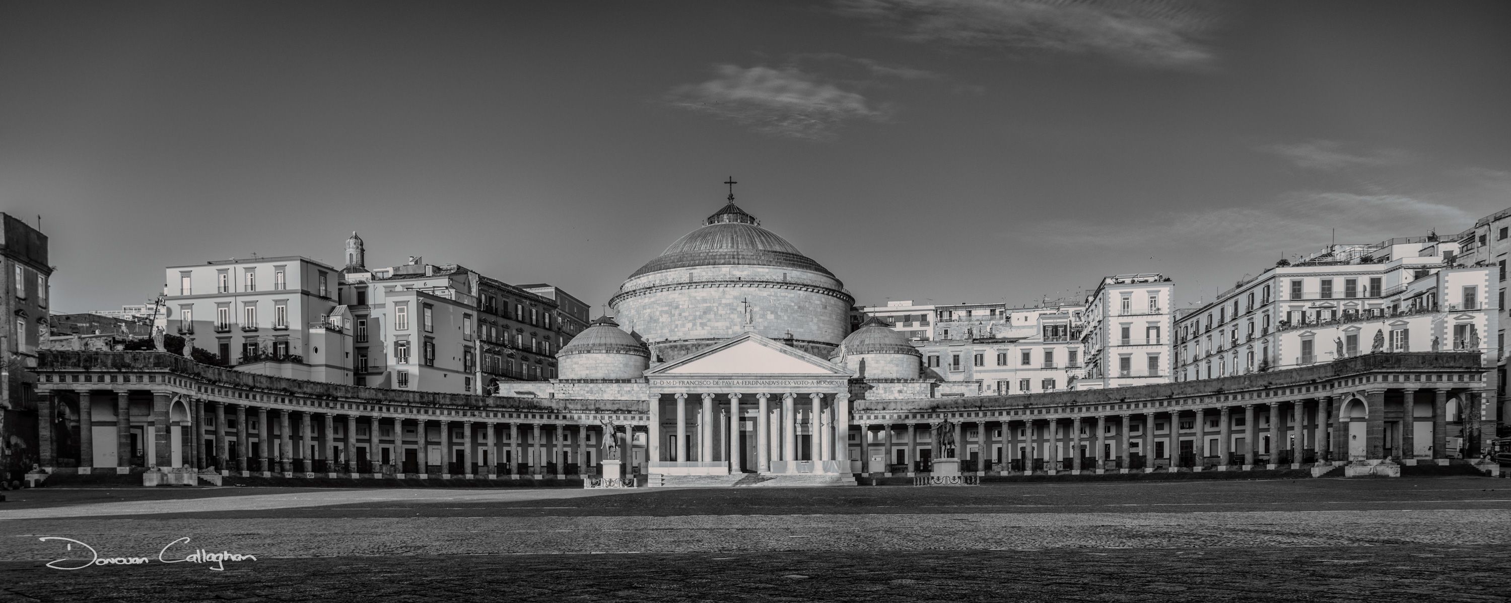 Piazza del Plebiscito, Naples, Italy