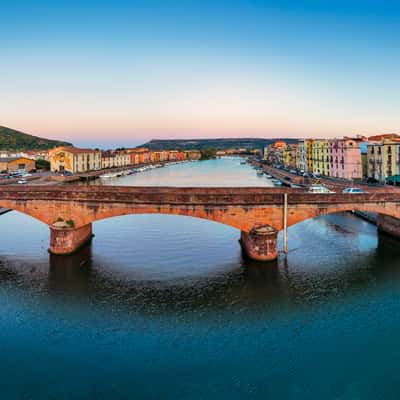Ponte Vecchio Bridge, Bosa, Sardinia, Italy