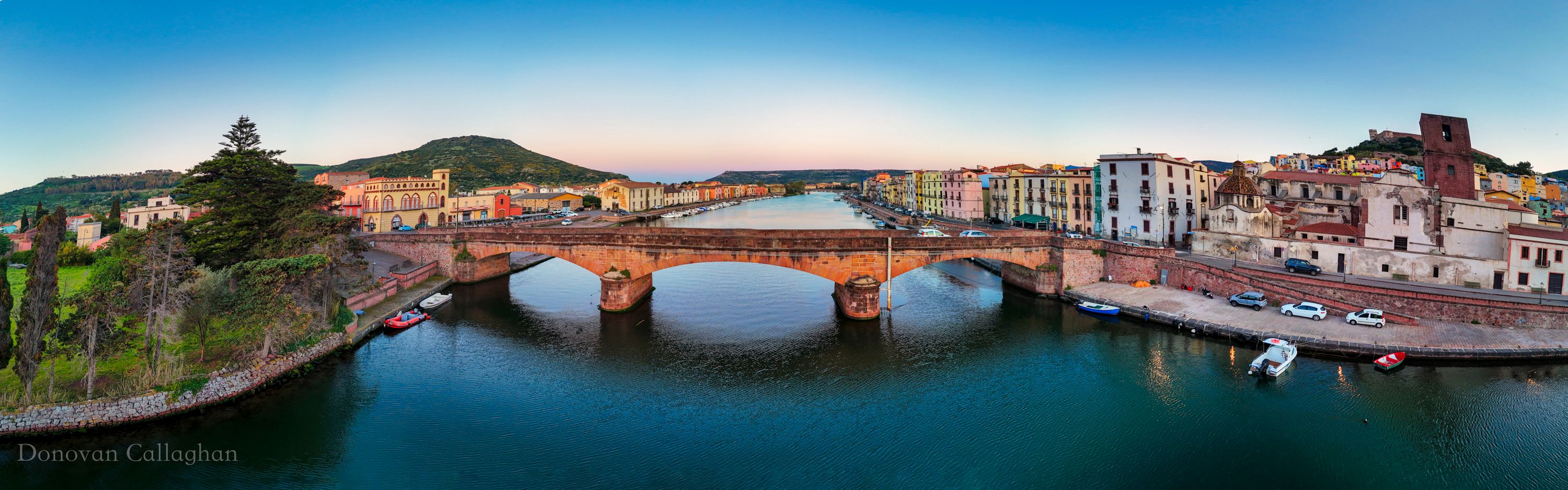 Ponte Vecchio Bridge, Bosa, Sardinia, Italy