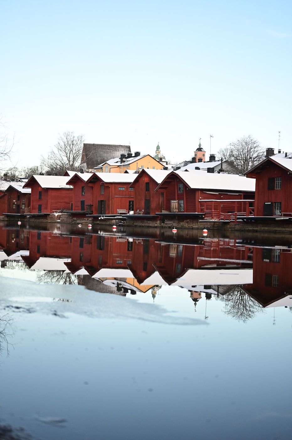 Porvoo boathouses, Finland