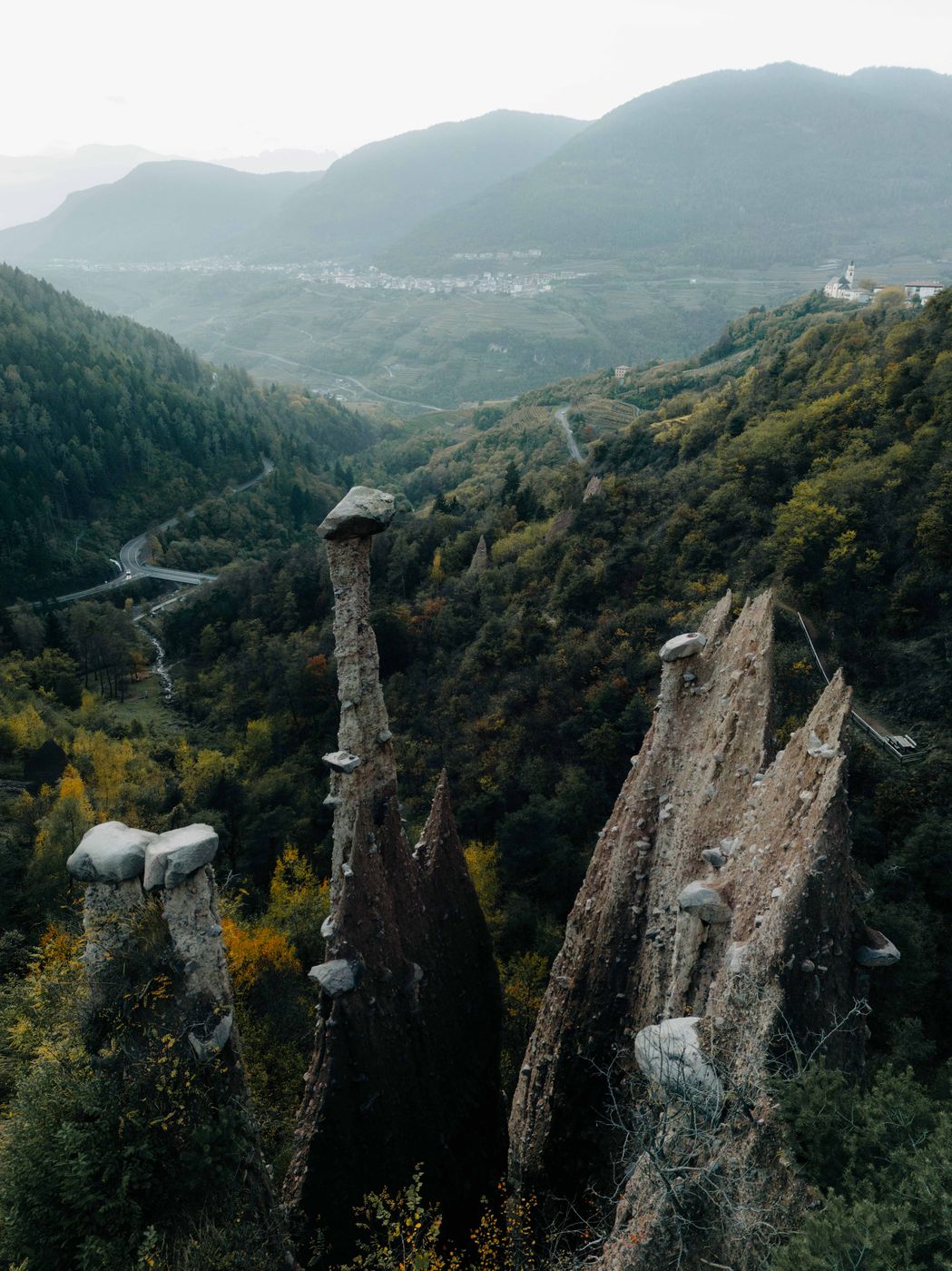 Pyramids of Segonzano Trento, Italy